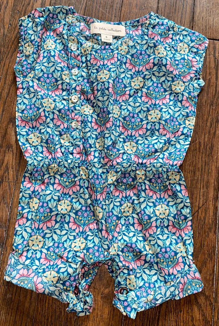 Barboteuse la petite collection Valeur 49 euros 6 mois Liberty