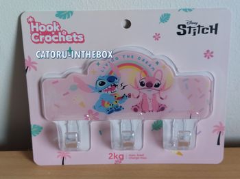 Crochets muraux / Hook Disney Stitch & Angel