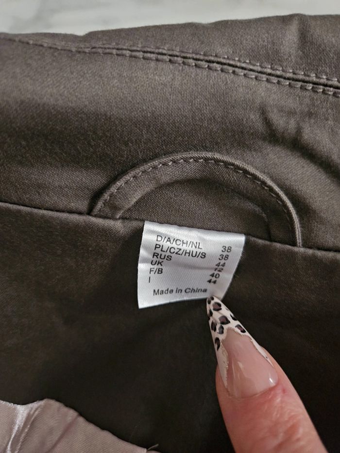 Trench marron taupe taille M - photo numéro 9