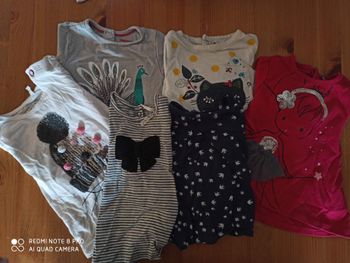 6 hauts manches longues