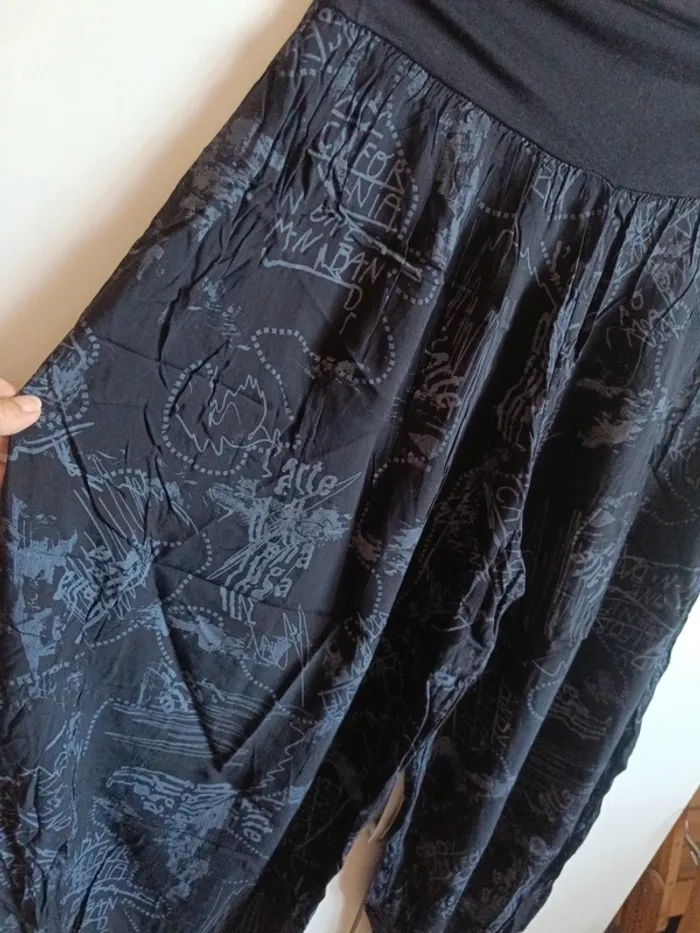Pantalon Aladin noir et gris - photo numéro 4