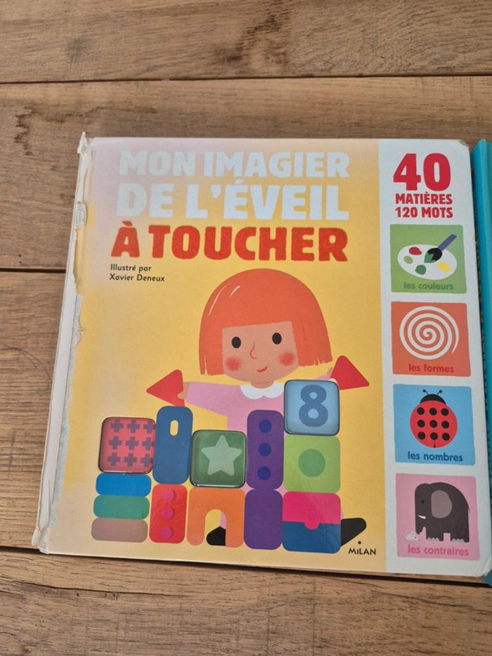 Lot de 2 – Mon grand imagier à toucher – Milan - photo numéro 2
