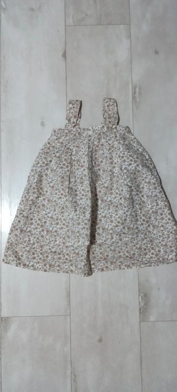 Robe légère à fleurs beige Imbalo | 24 mois