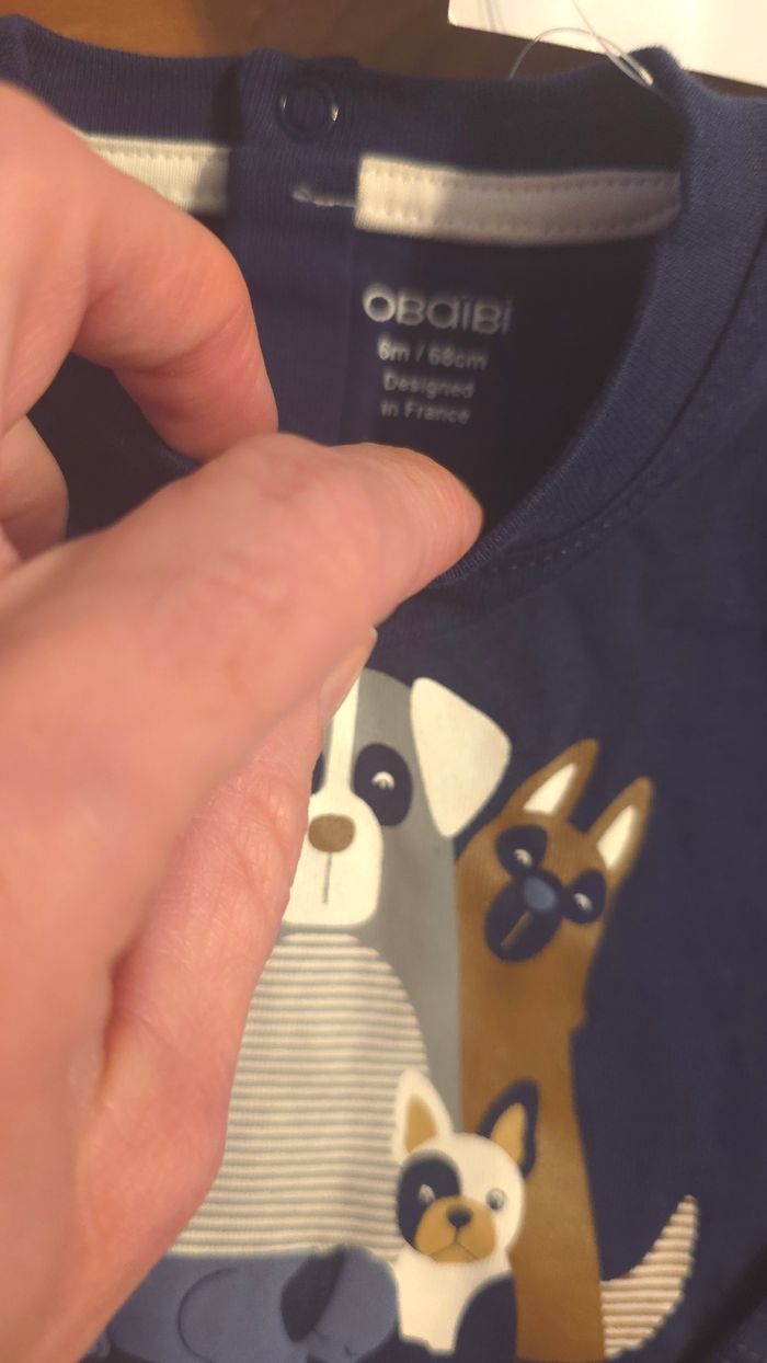 (Neufs non portés) 🏷💙😍🥰 teeshirts ml 6 mois garçon 😍🥰💙 - photo numéro 6