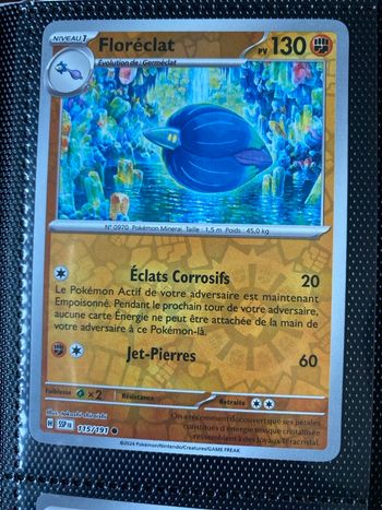 Carte Pokémon reverse neuf