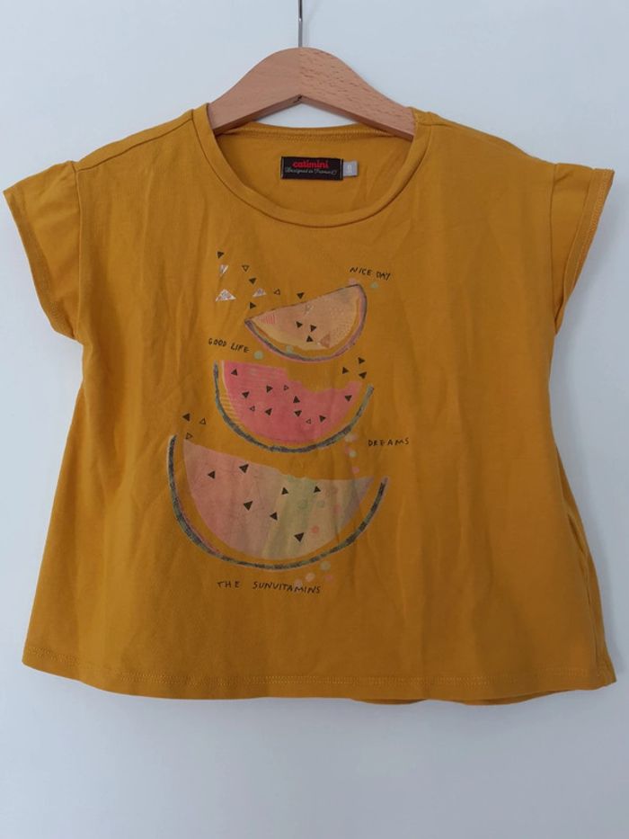 T-shirt fille été 8 ans Catimini - photo numéro 2