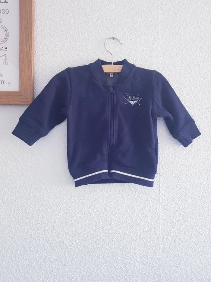 Timberland - Gilet longues manches, fermeture zippée (6 mois) - photo numéro 2