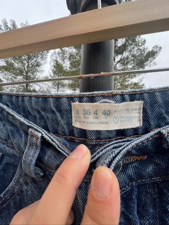 Jean fit mom bleu taille 36 - photo numéro 3