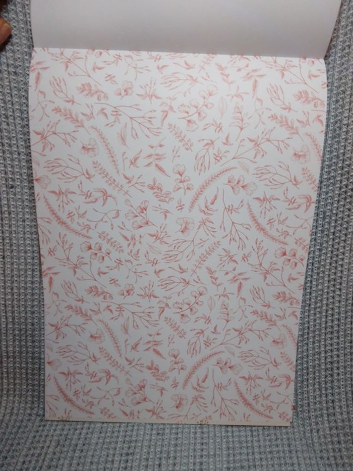 Bloc de papier création design "Flowers"/ Scrapbooking - photo numéro 8