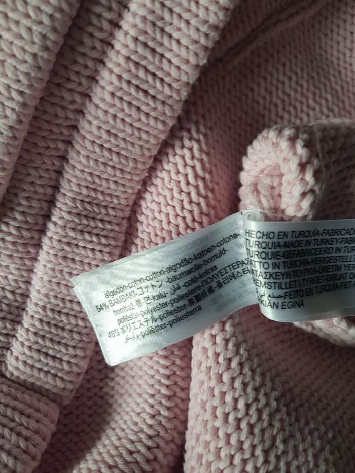 Magnifique cardigan rose pâle taille 38 Zara - photo numéro 9