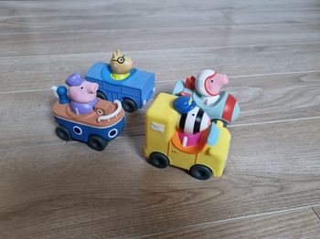 Lot 4 voitures peppa pig 