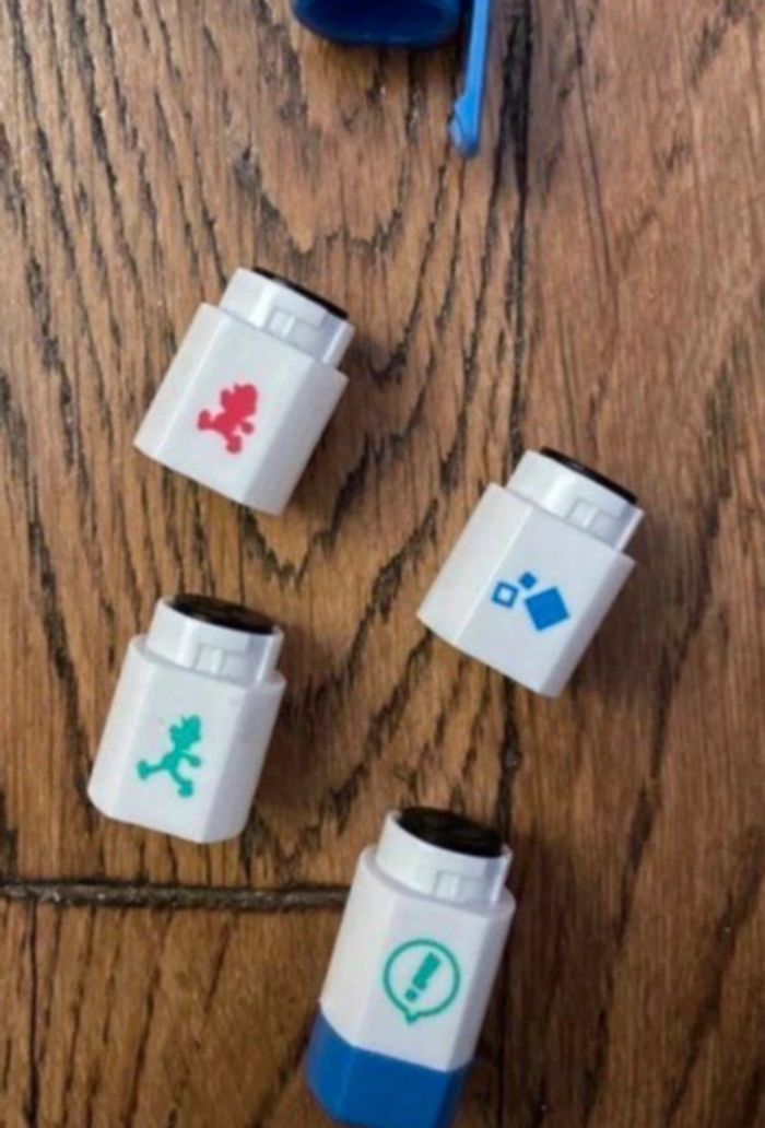 Officiel Nintendo Set de Tampons encreurs Mario Luigi Épopée Fraternelle Switch - photo numéro 5