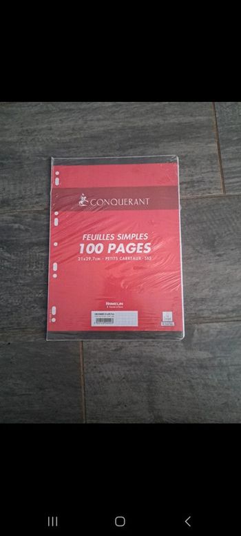 Lot 100 pages Conquérant