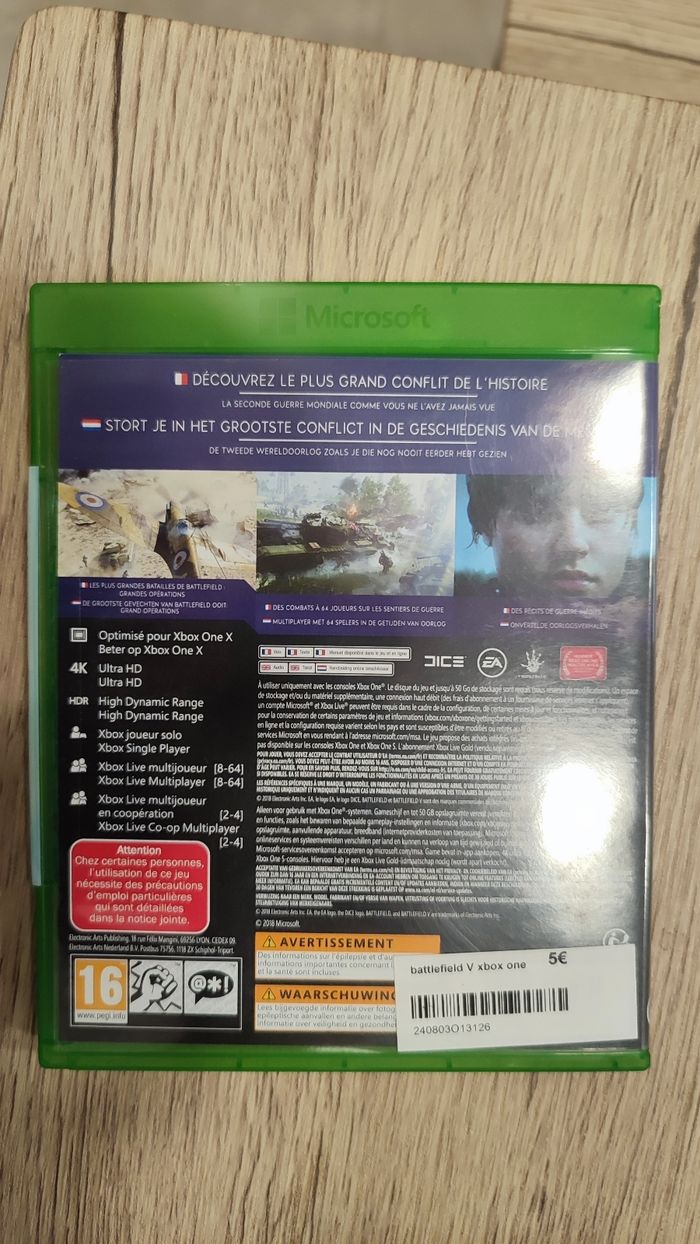 Battlefield V Xbox one - photo numéro 3