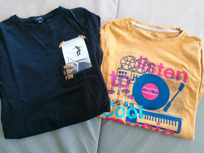 Lot de 2 tee shirts kiabi 10 ans
