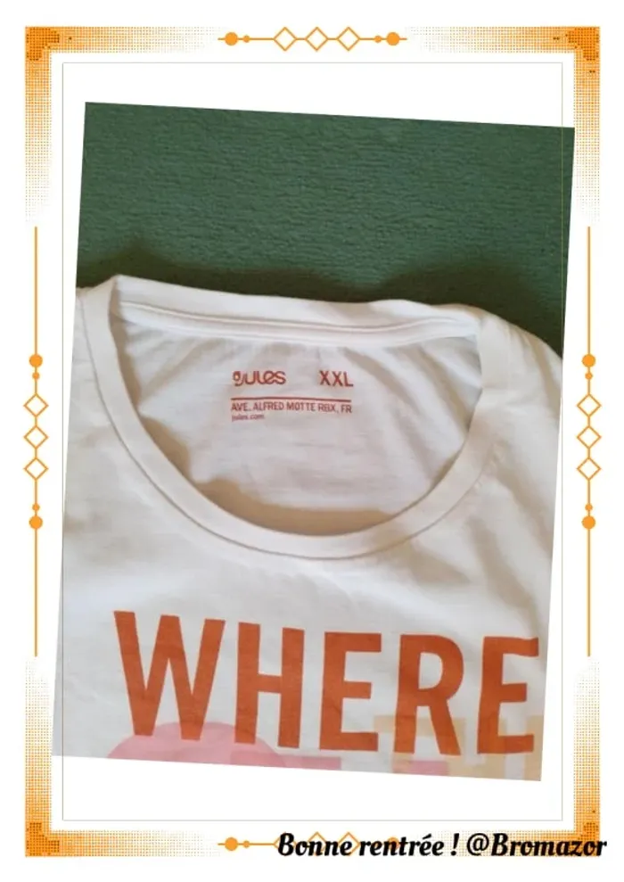 T-shirt Jules 2XL - photo numéro 2