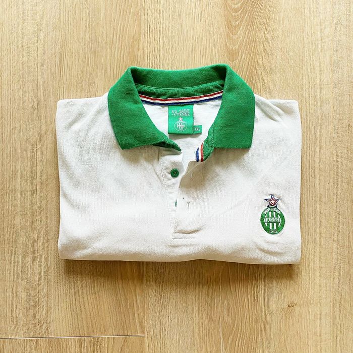 AS Saint-Etienne Football Polo Homme Boutique Officielle des Verts Exclusive ASSE (Taille XXL)