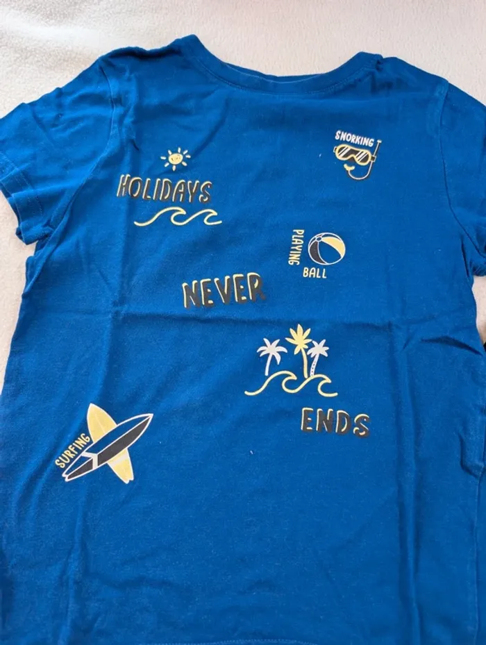Lot tee-shirt Kiabi 8 ans - photo numéro 4