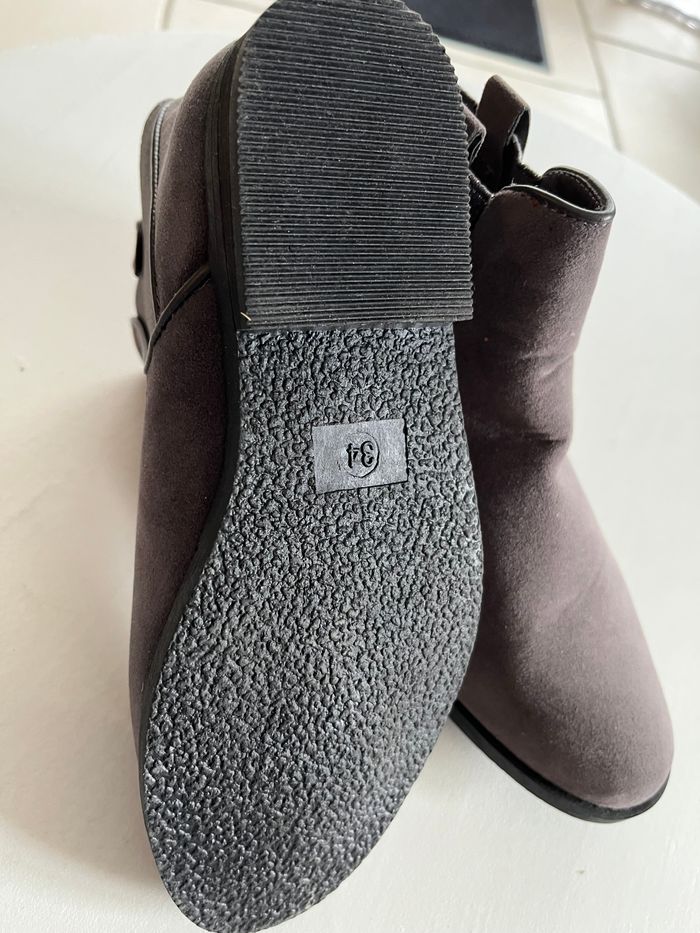 Bottines grises P.34 - photo numéro 3