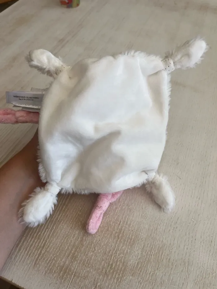 Doudou plat Lucie la licorne - photo numéro 4