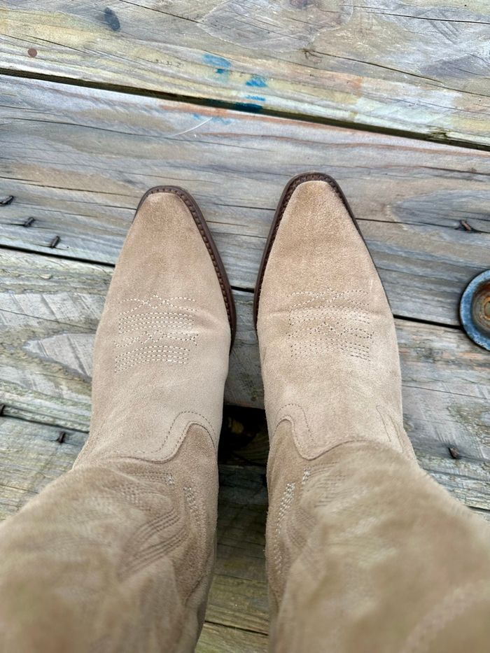 Bottes Santiags “Delea” beiges taille 38 Jonak - photo numéro 3