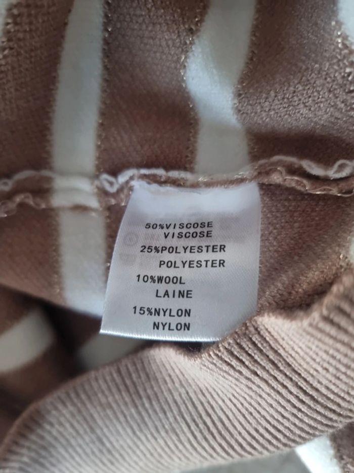 Pull Majolica - Striped Taupe - photo numéro 4