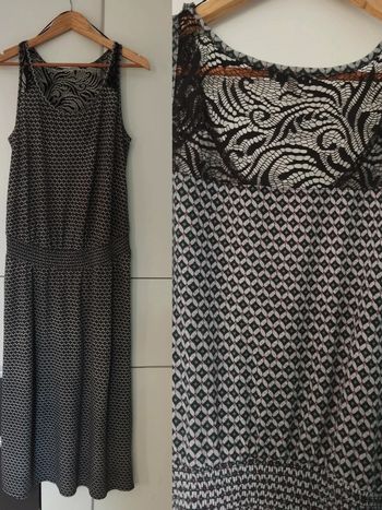 Robe longue sans manches grossesse taille L