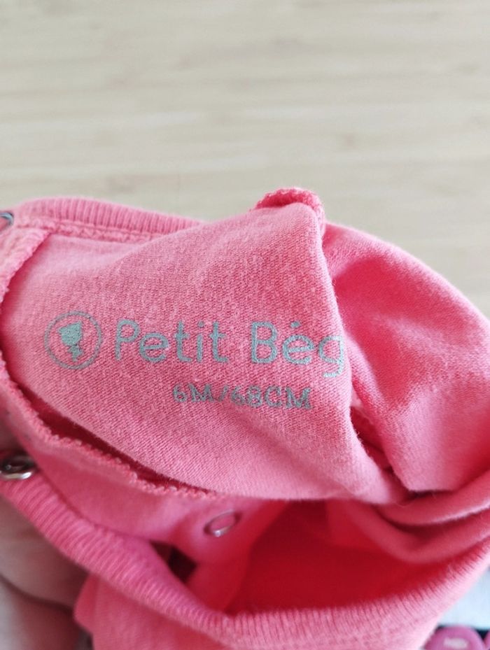 lot de 4 maillots manches courtes 6 mois différentes marques - photo numéro 5