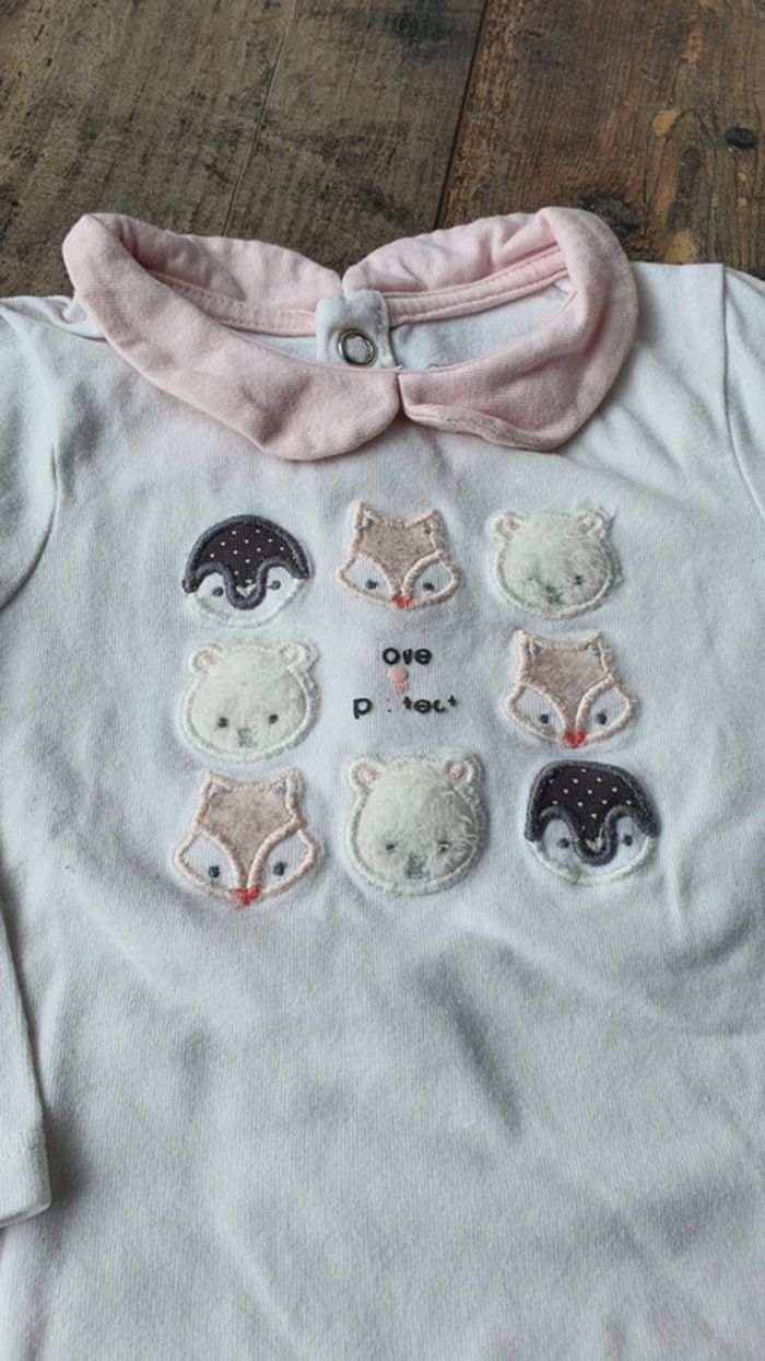 T-shirt Obaïbi 6 mois 68 cm en très bon état 👌 - photo numéro 2