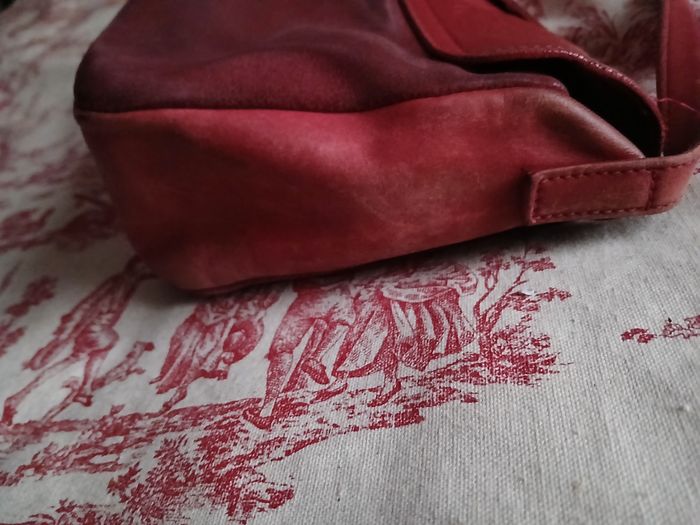 sac en cuir lisse et daim - photo numéro 6