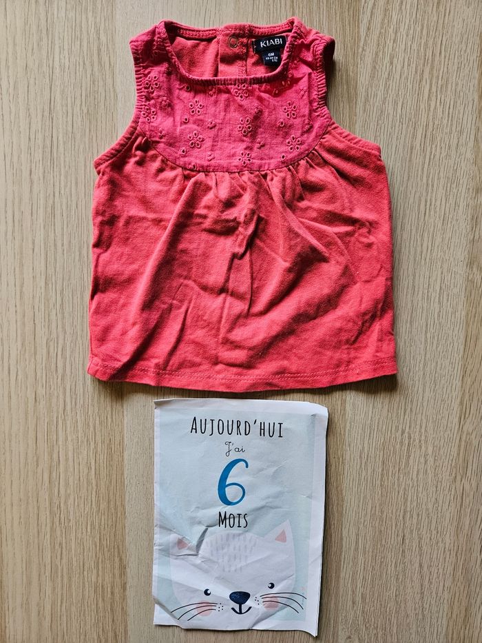 Haut débardeur fille kiabi 6 mois