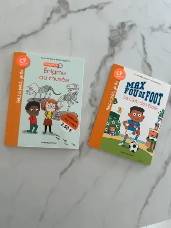 Lot de 2 livres petit à petit je lis CP
