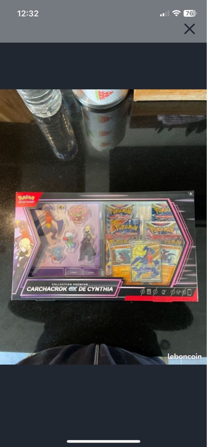 Neuf scellé coffret carte pokemon carchacrok