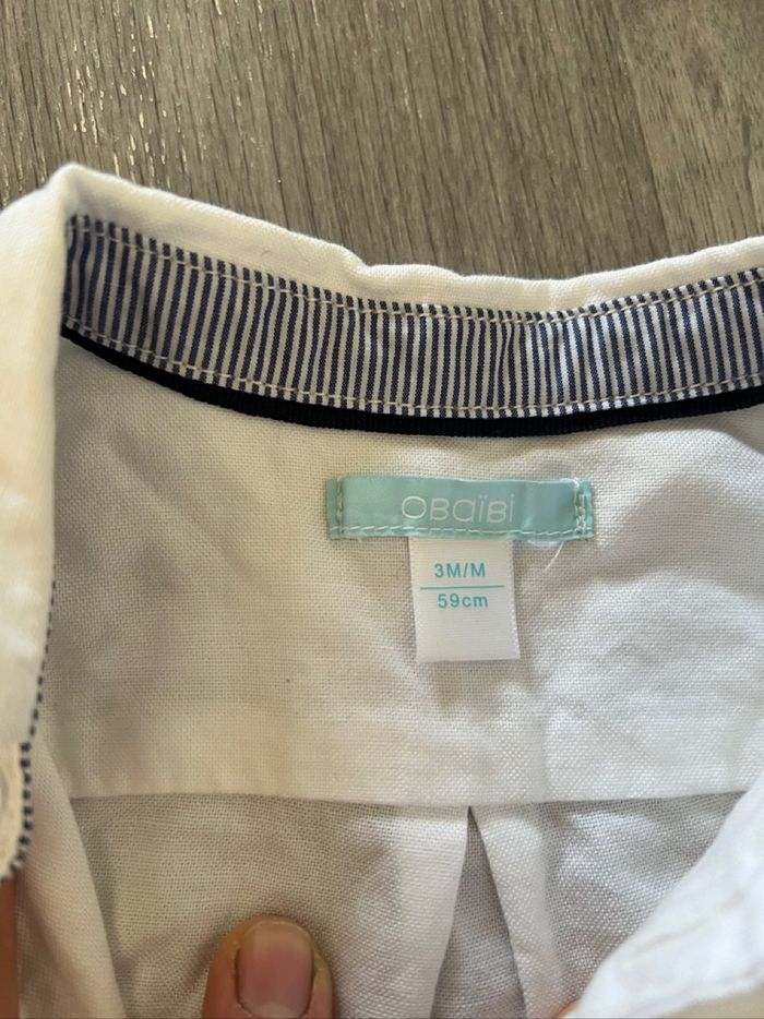 Chemise bébé garçon obaibi - photo numéro 2