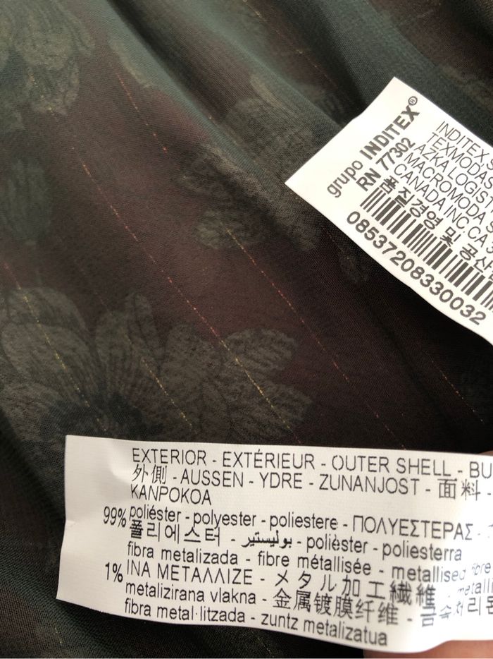 Robe longue zara neuve taille M - photo numéro 8