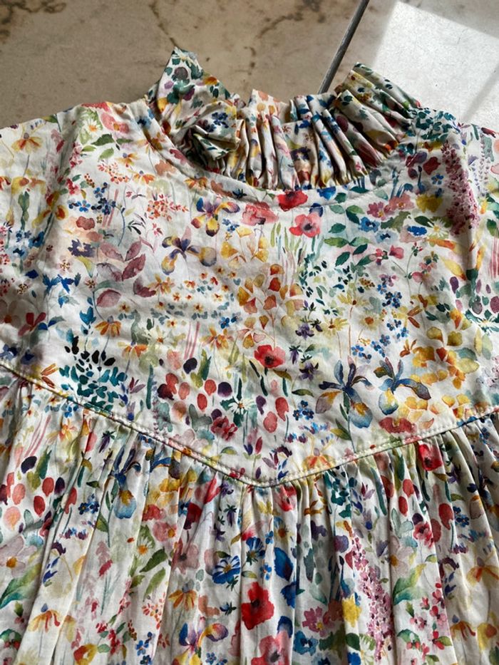 Robe créatrice liberty 8 ans - photo numéro 3