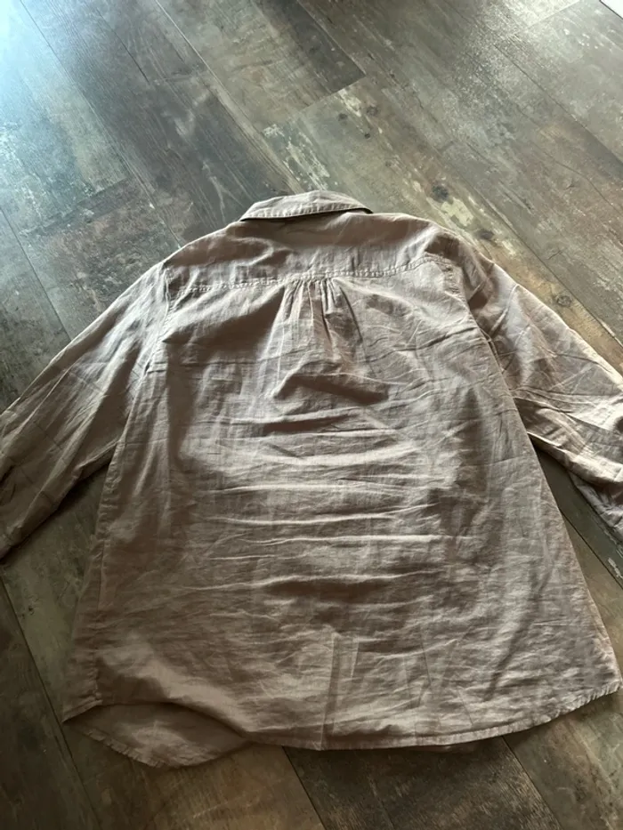 Chemise manches 3/4 taupe - photo numéro 8