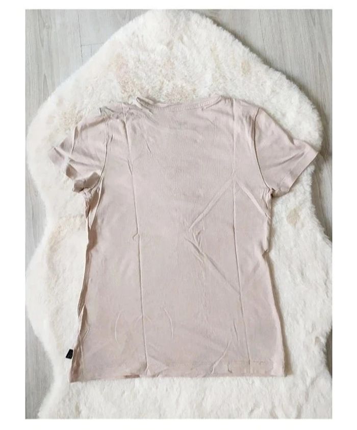 Tee-shirt unisexe coton beige Puma logo classique streetwear enfant ado - photo numéro 2