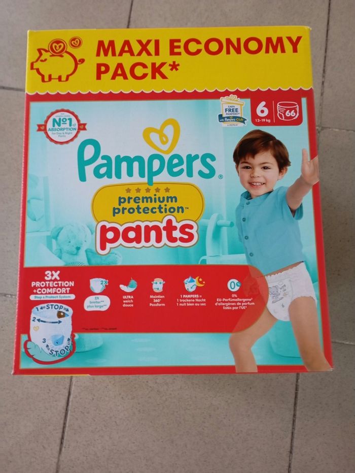 Couche Pampers pants  taille 6 - photo numéro 2