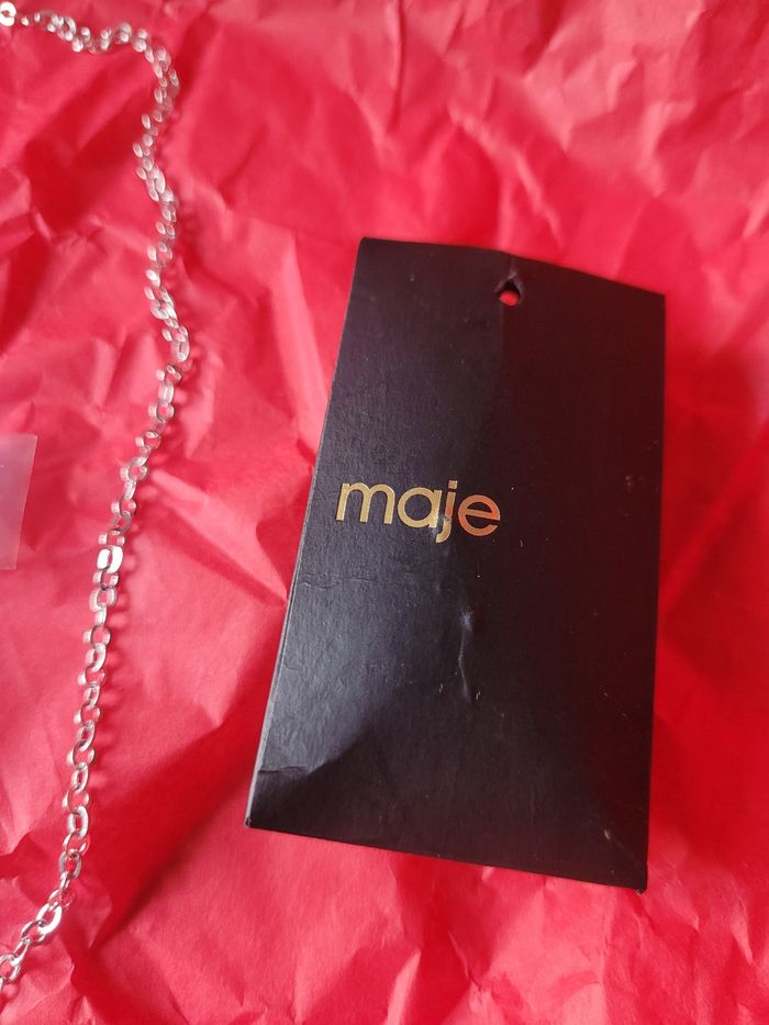 Collier upcyclé avec joli bouton maje - photo numéro 9