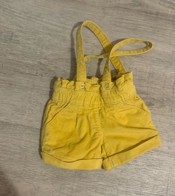 Short salopette 3 mois