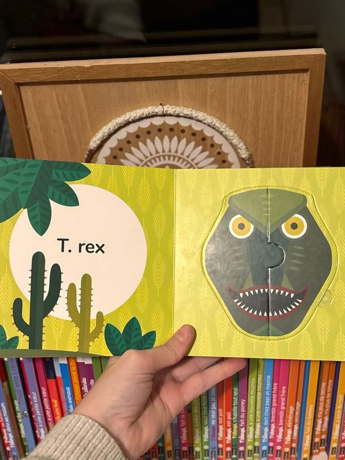 Livre bébé Mes premiers puzzle dinosaures - photo numéro 5