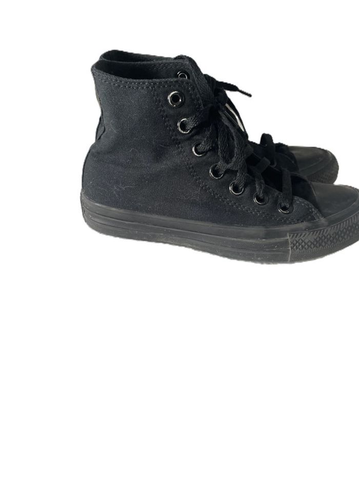 Baskets montantes Converse noires – Taille 36 - photo numéro 2