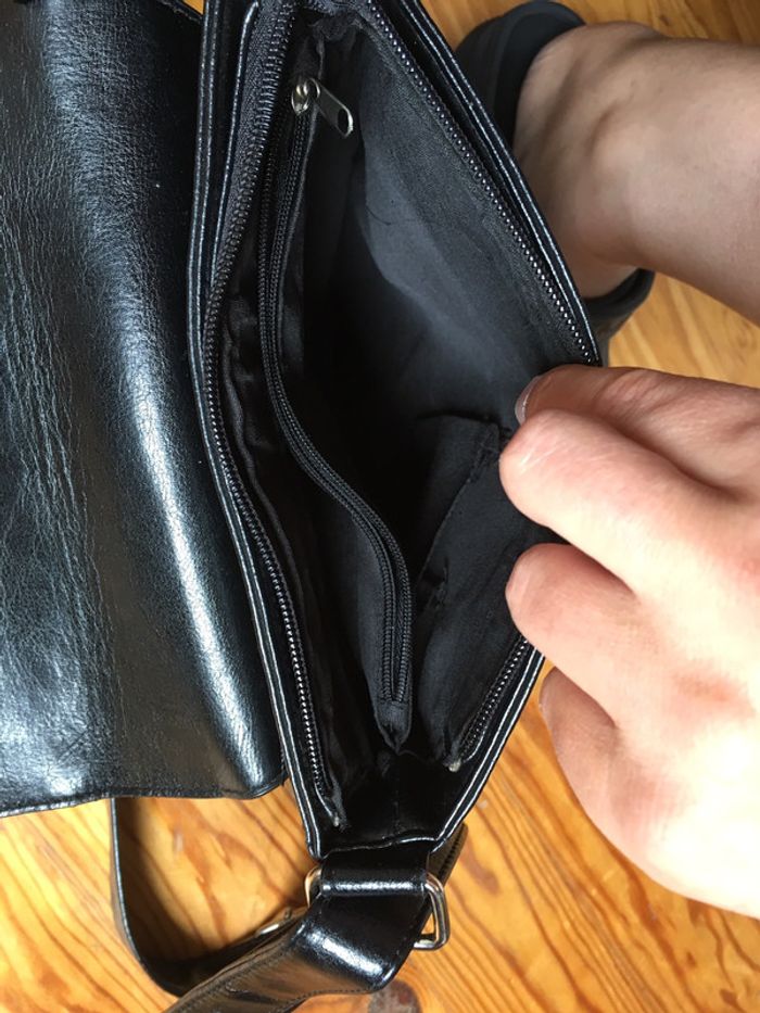 Sac à main bandoulière noir - photo numéro 3