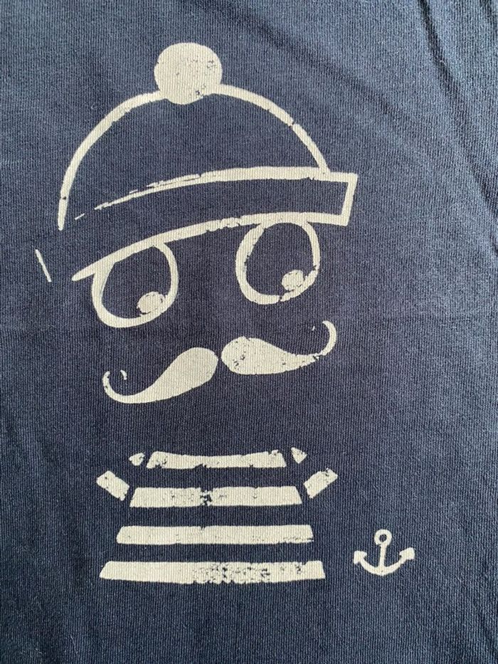 Teeshirt bleu Tape à l’œil - 12 mois - photo numéro 2