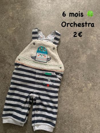 Salopette 🍀 6 mois 🍀 Orchestra