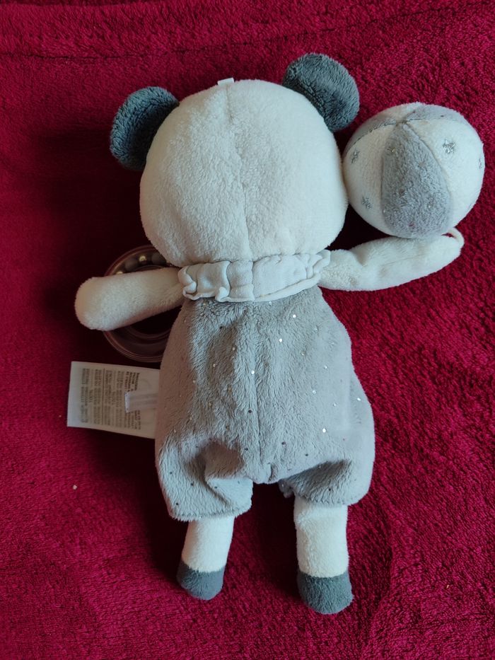 Doudou panda hochet - photo numéro 2