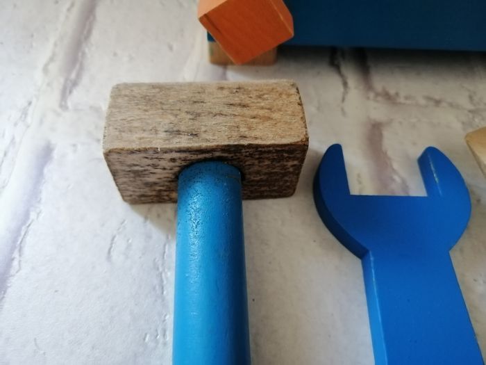 Petit établi en bois avec accessoires bricolage enfant - photo numéro 5
