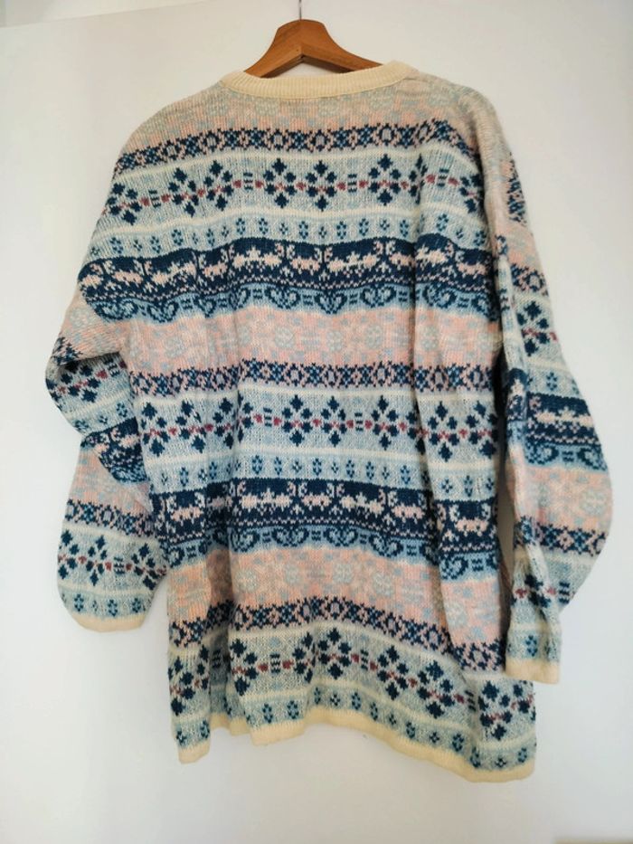 Pull vintage 51% laine - photo numéro 5