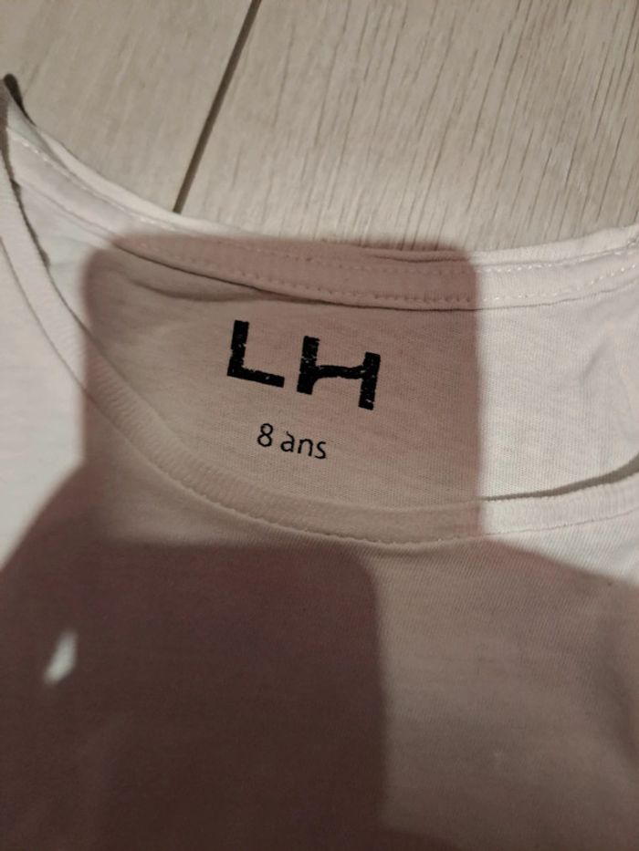 Lor tshirt blanc 8ans - photo numéro 2